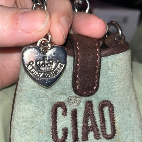 Juicy Couture Vintage Mint and Chocolate Mini Bag - Picture 6 of 9